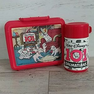 Vintage 1996 101 Dalmatians Lunchbox with Thermos